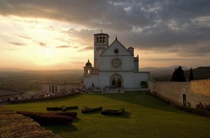 ASSISI AL TRAMONTO