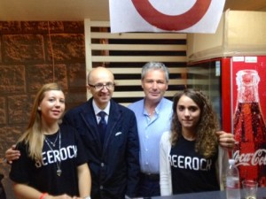il Sindaco ad assisi festival e alla Iniziativa sulla birra a viole.