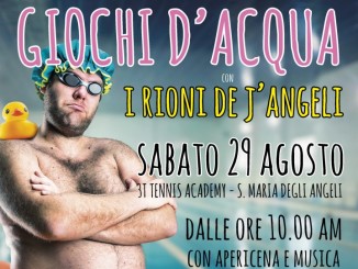 I Rioni de J’Angeli invitano la comunità angelana a sfidarsi in piscina