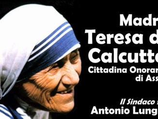Madre Teresa di Calcutta verrà ricordata ad Assisi
