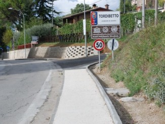Tordibetto, completato il marciapiede