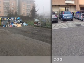 Sistemazione cassonetti zona Portali Santa Maria degli Angeli