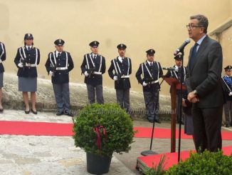 I saluti e i ringraziamenti del Sindaco di Assisi al Questore Gugliotta