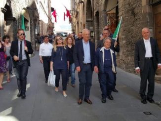 Renato Brunetta e Catia Polidori per Giorgio Bartolini ad Assisi