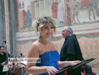 Desirée Rancatore a Note d’In…Chiostro la sua voce in Basilica ad Assisi