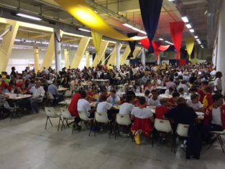 A Cena Co’ I Rioni De J’angeli grande successo di gente a Santa Maria degli Angeli