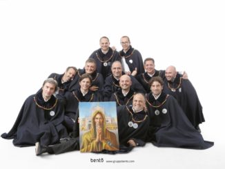 Priori Serventi 2017 Piatto Sant'Antonio la presentazione alla Domus Pacis