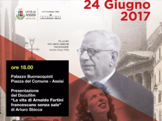 Proiezione del docufilm “Arnaldo Fortini Francescano senza saio”