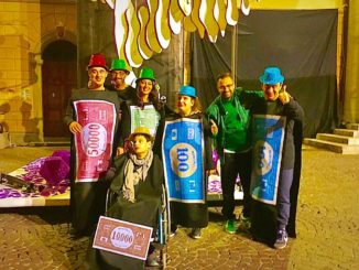 Ragazzi del Serafico alla sfilata del Rione San Rocco a Bastia