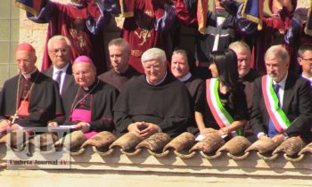 Celebrazioni Francescane sindaco Stefania Proietti ringrazia i Frati