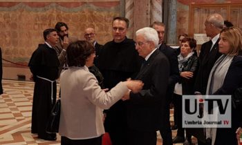 Ventennale Sisma, Sergio Mattarella ad Assisi, ha incontrato familiari vittime [FOTO]