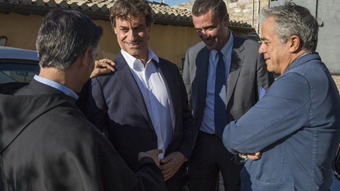 Angelo Teodoli, Direttore di Rai1, ha incontrato i frati di Assisi