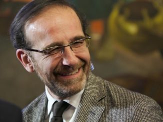 Viceministro Nencini ad Assisi per presentare il suo libro Il Magnifico ribelle. Il Mugello di Giotto