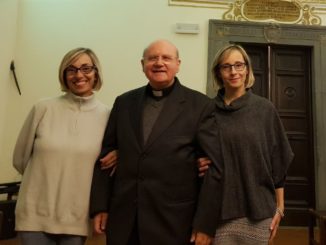 Le nipoti di Bartali in visita al vescovado di Assisi