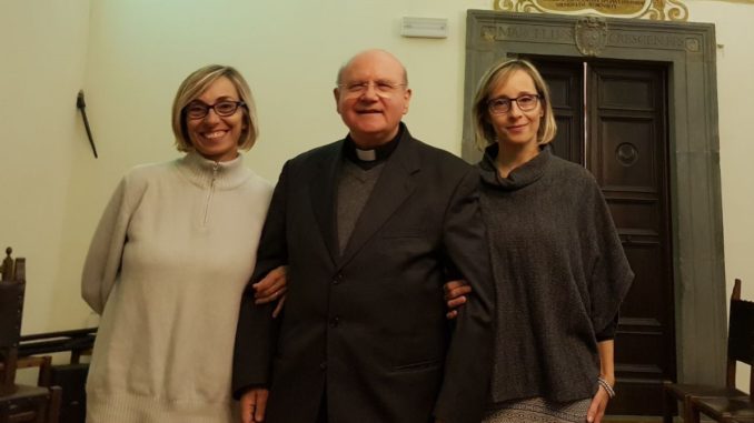 Le nipoti di Bartali in visita al vescovado di Assisi