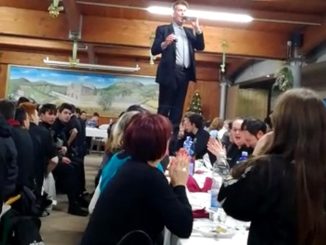 Sir Safety a Rivotorto per una conviviale con staff tecnico, tifosi ed amministratori