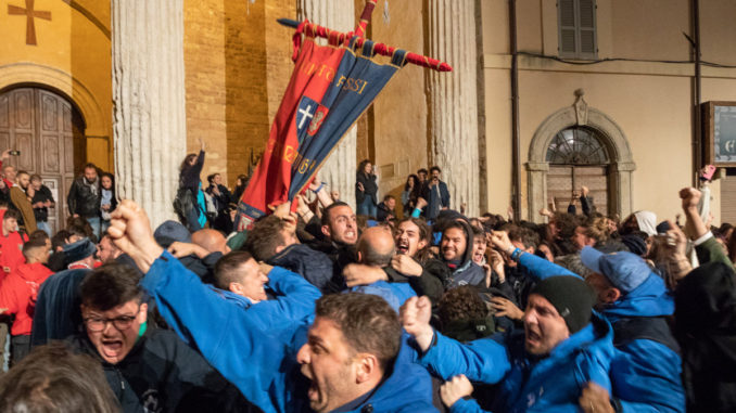La Nobilissima Parte de Sopra vince l'edizione 2018 del Calendimaggio di Assisi VIDEO E VERDETTI