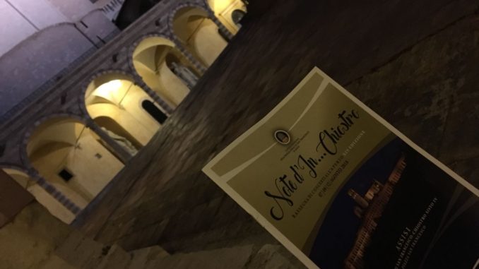 Assisi, Note d’In…Chiostro, rassegna di concerti all’aperto