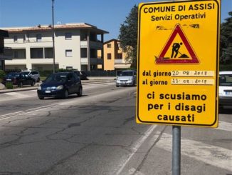Piano strade cantieri in via Los Angeles a Santa Maria degli Angeli