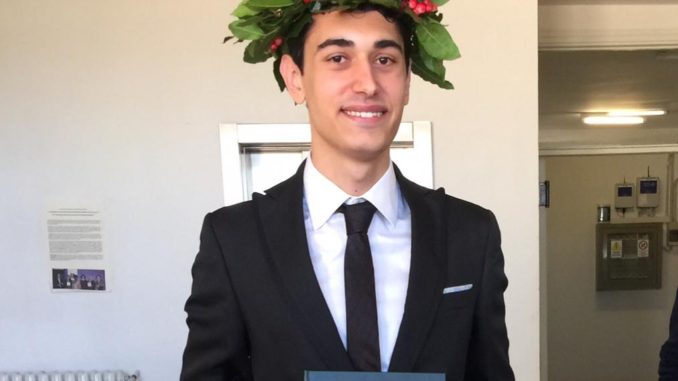 Il giovane assisano Alessandro Luigi Mencarelli si è laureato in matematica