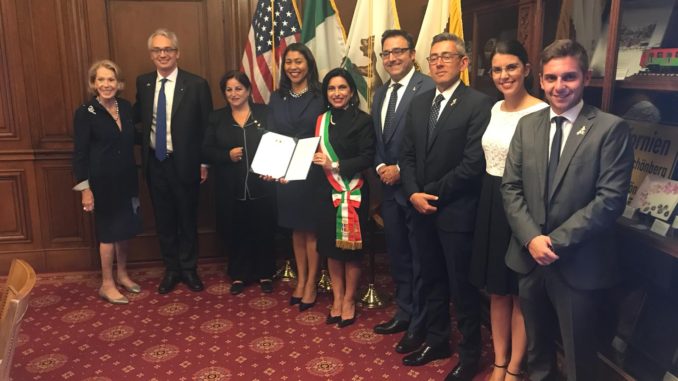 Presentazione 5 luglio anniversario gemellaggio Assisi San Francisco