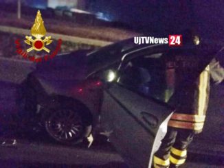 Incidente stradale a Castelnuovo di Assisi, auto finisce in un fosso, due feriti