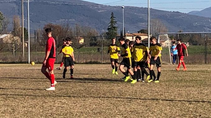 Angelana allievi sperimentali, una goleada all'Olympia Thyrus, 6 a 0