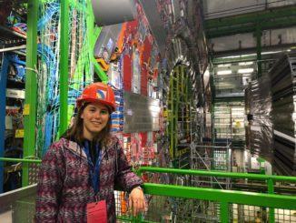 Martina Cappelletti, del liceo scientifico di Assisi, al Cern di Ginevra