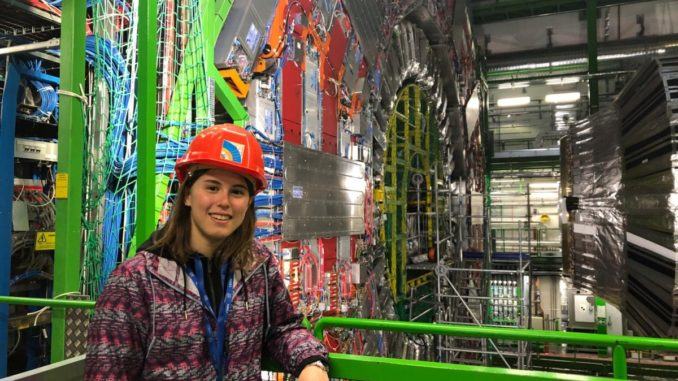 Martina Cappelletti, del liceo scientifico di Assisi, al Cern di Ginevra