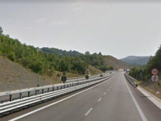 Lavori sulla Strada Statale 318 a Petrignano di Assisi