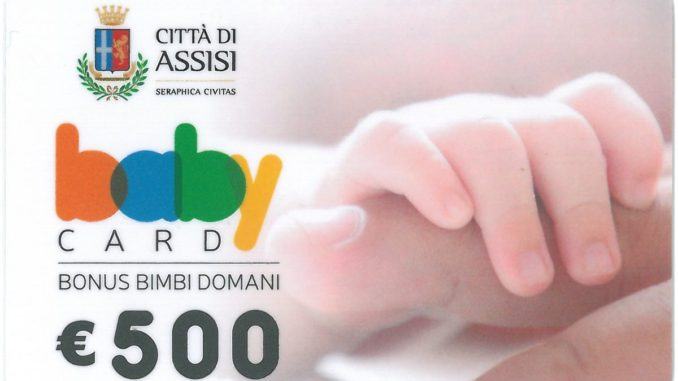 Bonus “Bimbi Domani”, consegnate 300 baby card, in un anno e mezzo