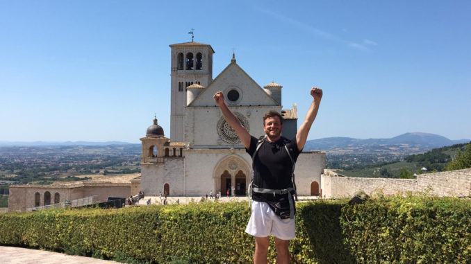 Sindaco di Citerna pellegrino sulle orme di San Francesco