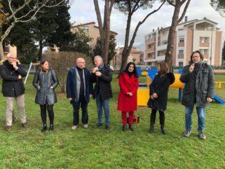 Riqualificate 27 aree verdi, inaugurati i giochi alla “cimino”