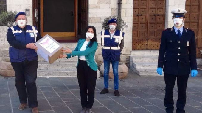Donate al comune maschere protettive dal servizio assistenza civile Sac