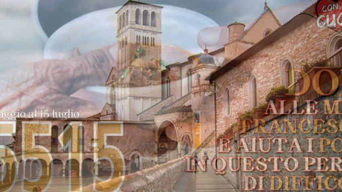 Con il cuore nel nome di Francesco si presenta, lunedì 8 giugno alle 15,30