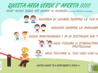 Riaprono gradualmente e in sicurezza le aree verdi pubbliche attrezzate