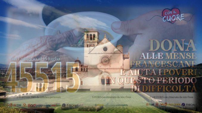 Con il Cuore nel nome di Francesco lunedì 18 conferenza stampa ad Assisi