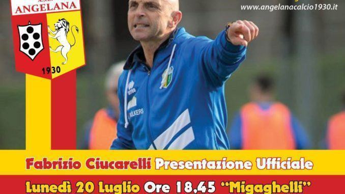 Mister Fabrizio Ciucarelli, presentazione lunedì 20 luglio al Migaghelli