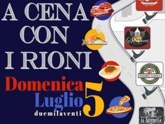 A Cena con i Rioni, Confcommercio Assisi promuove l’iniziativa