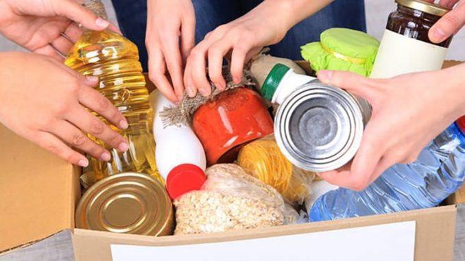 Società Culturale Arnaldo Fortini, raccolta generi alimentari e di prima necessità