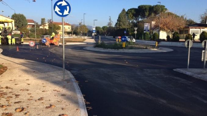 In fase di conclusione i lavori in via Ermini a Santa Maria degli Angeli