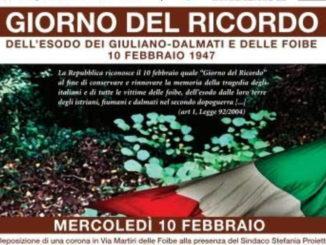 Giorno del Ricordo ad Assisi, in memoria delle vittime delle foibe