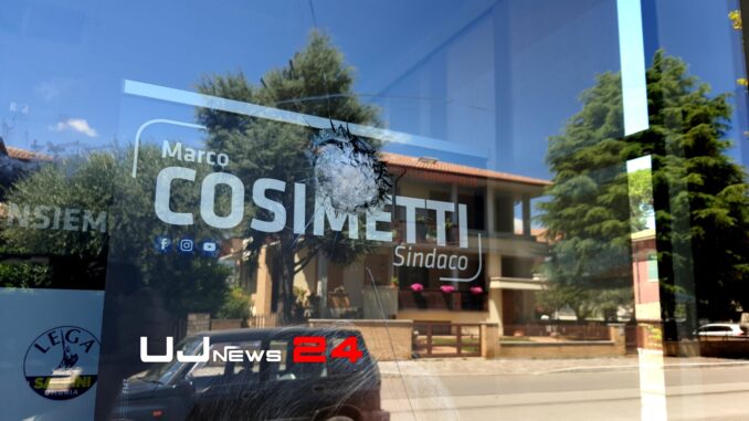 Sparo e vandalismo alla sede politica di Marco Cosimetti, ma è falso allarme