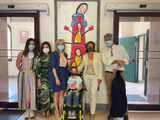 Un defibrillatore in regalo all'Istituto Serafico di Assisi all'associazione “La bilancia della salute”
