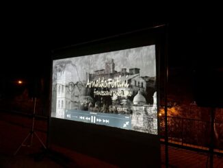 Docu-film "Arnaldo Fortini: francescano senza saio, ieri sera al Pincio"