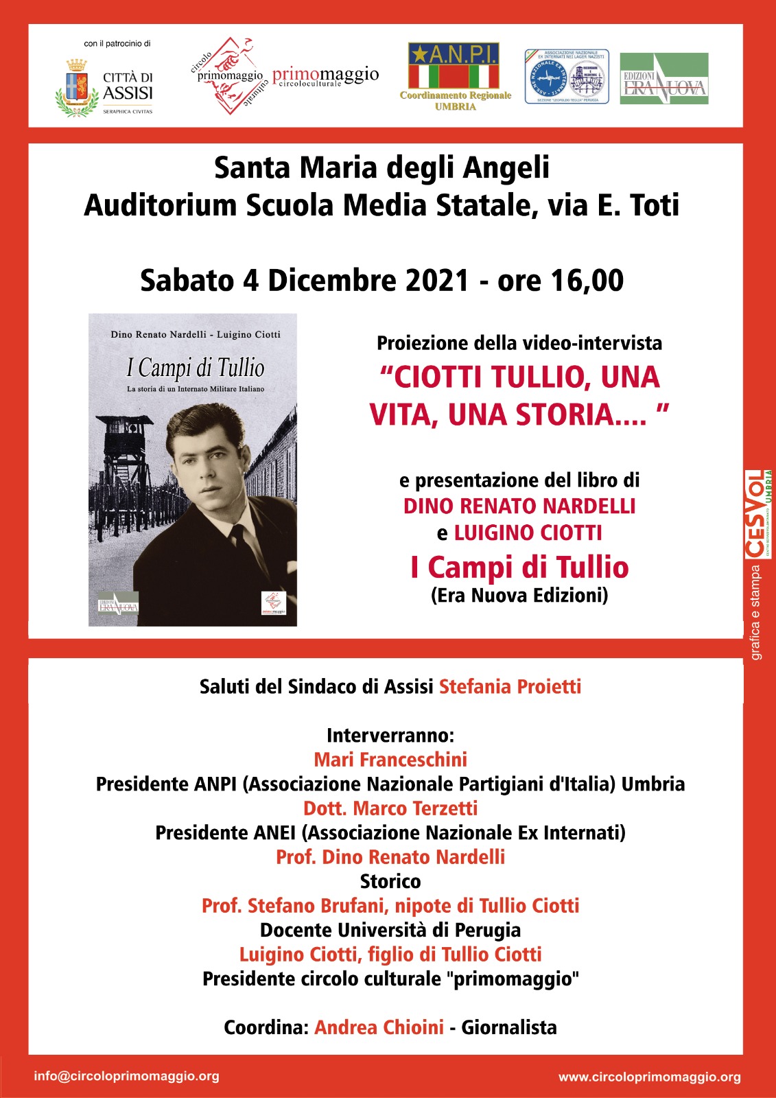 Presentazione libro I Campi di Tullio Dino Renato Nardelli Luigino Ciotti