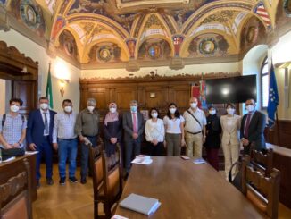 Delegazione di sindaci palestinesi, ricevuta in comune dal sindaco