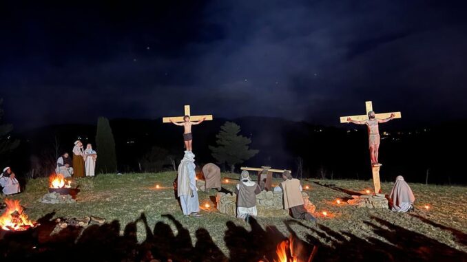 Porziano rappresentazione dal vero della Passione e morte di Gesù