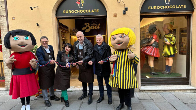 Ad Assisi apre un official flag store di Eurochocolate