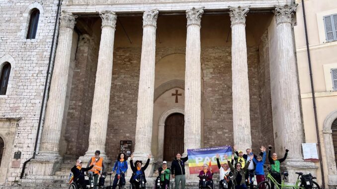Viaggiatori disabili in cammino Assisi promuovere inclusione e pace